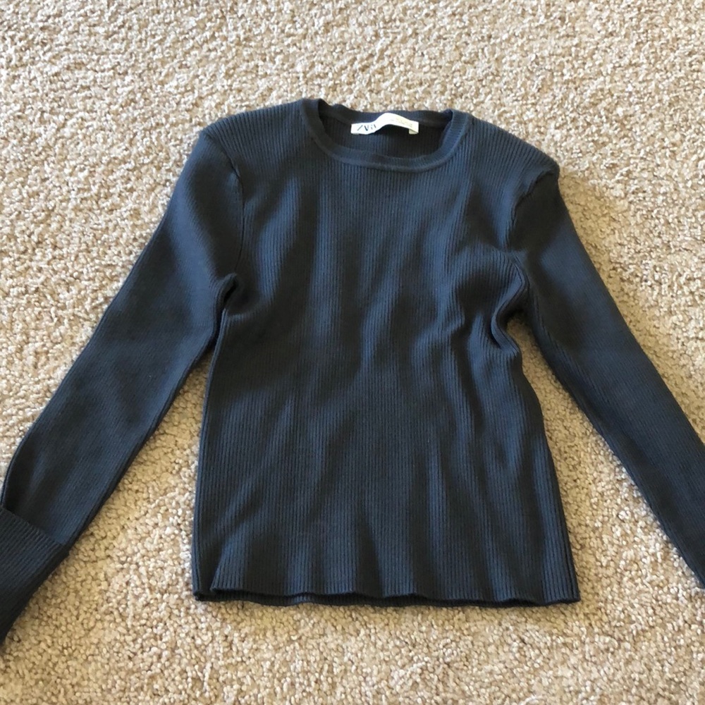 Teal Zara long sleeve / Size Medium